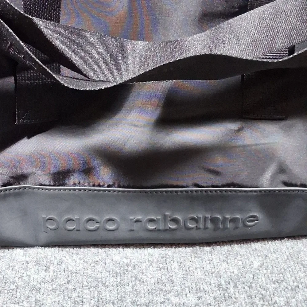 Paco Rabanne 1 Million Royal Black Weekend Bag Travel Duffle Red Lining NEW